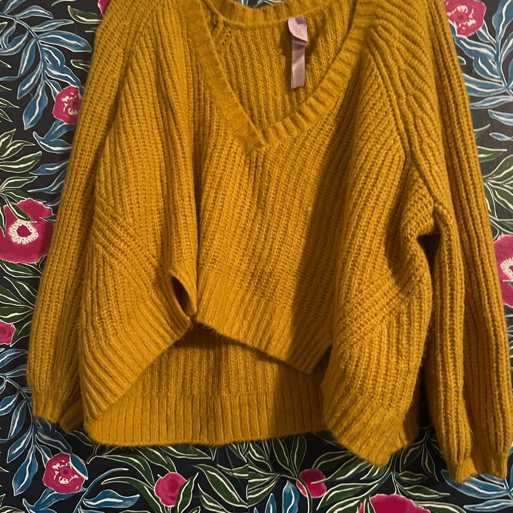 Cozy Mustard Sweater
